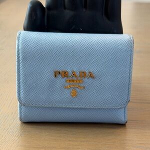 Prada Sky Blue Wallet